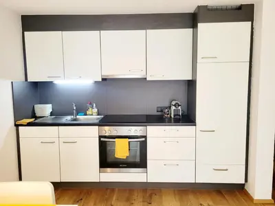 Küche/Küchenzeile in der Unterkunft Top3 Apartmenthaus Sonnenschein