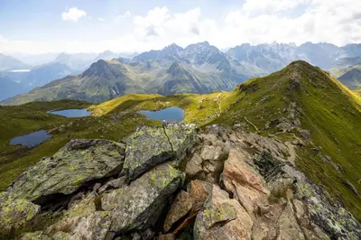 Naturlandschaft in der Nähe des Chalets