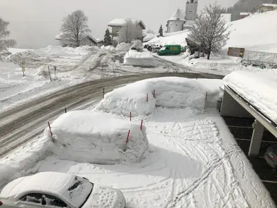 Stern Apartments Fontanella im Winter