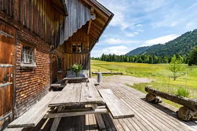 Naturlandschaft in der Nähe des Ferienhauses