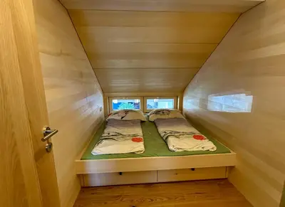 Ein Bett oder Betten in einem Zimmer der Unterkunft Apartment ue433