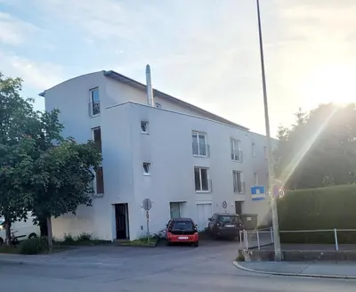 Das Gebäude in dem sich die Ferienwohnung befindet
