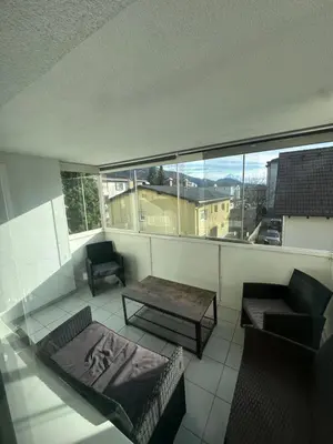 Ein Sitzbereich in der Unterkunft Schöne Wohnung in Top Lage