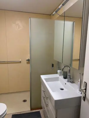 Ein Badezimmer in der Unterkunft Schöne Wohnung in Top Lage