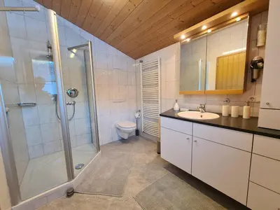 Ein Badezimmer in der Unterkunft Ferienwohnung Greber Gertraud