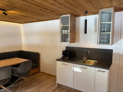Küche/Küchenzeile in der Unterkunft Bocks Apartments 61