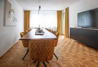 TV/Unterhaltungsangebot in der Unterkunft 75m2 Designer Apartment close to Bregenz