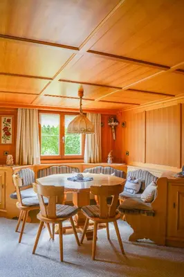 Ein Sitzbereich in der Unterkunft Villa Mondschein