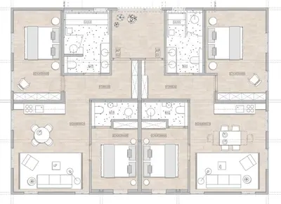 Grundriss der Unterkunft Zug503 Apartments - Lech am Arlberg
