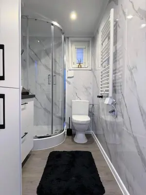 Ein Badezimmer in der Unterkunft TRB - Tiny Rooms Bodensee 1