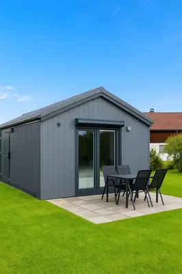 Das Gebäude in dem sich die Ferienwohnung befindet