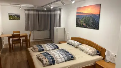 Ein Bett oder Betten in einem Zimmer der Unterkunft Mellau Appartments 220