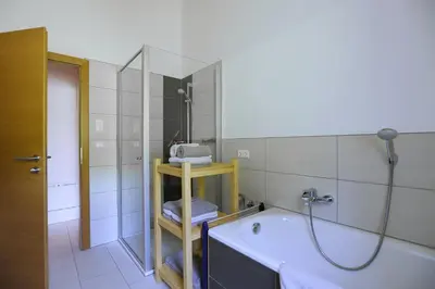 Ein Badezimmer in der Unterkunft Ferienhof Feurle