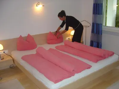 Ein Bett oder Betten in einem Zimmer der Unterkunft Haus Bruegge