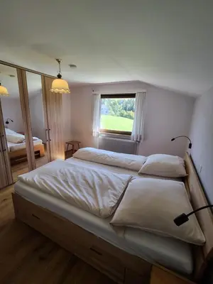 Ein Bett oder Betten in einem Zimmer der Unterkunft Ferienwohnung Lydia