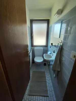 Ein Badezimmer in der Unterkunft Ferienwohnung Lydia