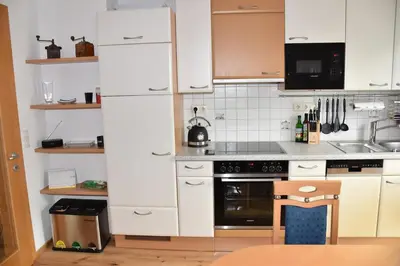 Küche/Küchenzeile in der Unterkunft ARI's Domizil nähe Bodensee & Bregenz-City