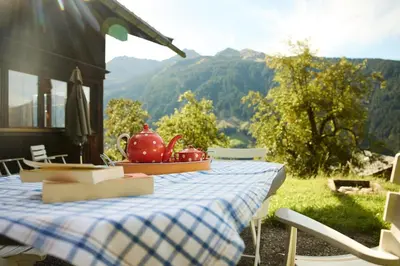 Naturlandschaft in der Nähe des Ferienhauses
