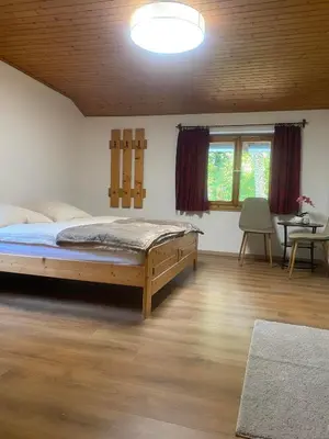 Ein Bett oder Betten in einem Zimmer der Unterkunft Haus Renard