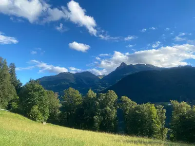 Naturlandschaft in der Nähe des Ferienhauses