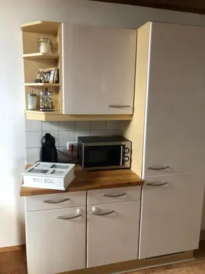 Küche/Küchenzeile in der Unterkunft Mühlebach Apartment