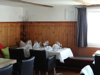 Ein Sitzbereich in der Unterkunft Waldrast Bed & Breakfast