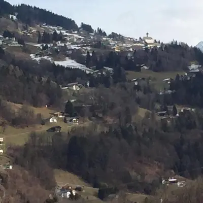 Naturlandschaft in der Nähe des Privatzimmers
