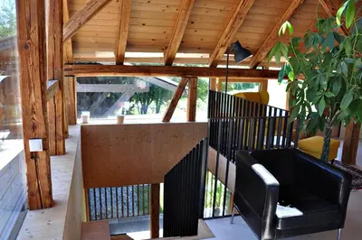 Ein Balkon oder eine Terrasse in der Unterkunft Ferienwohnung Reichart
