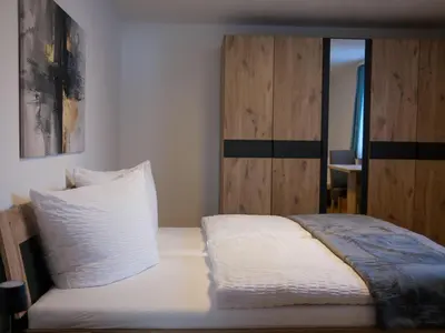 Ein Bett oder Betten in einem Zimmer der Unterkunft Haus Gallys