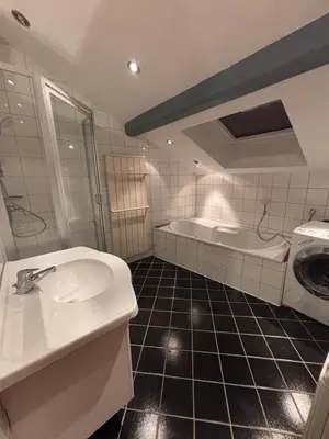 Ein Badezimmer in der Unterkunft Ferienwohnung Vögel