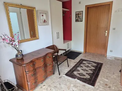 Ein Sitzbereich in der Unterkunft Big Garden House