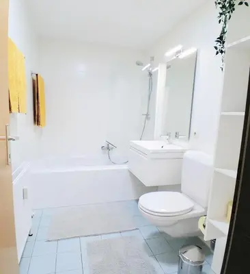 Ein Badezimmer in der Unterkunft Top 5 Apartmenthaus Sonnenschein
