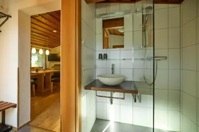 Küche/Küchenzeile in der Unterkunft Tiny Homes Schruns