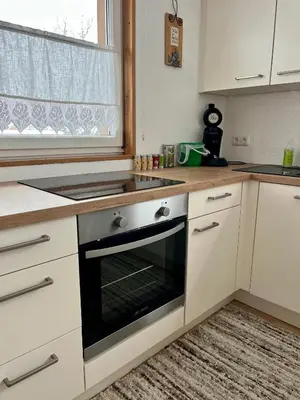 Küche/Küchenzeile in der Unterkunft Ferienwohnung Fink