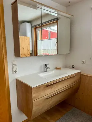 Ein Badezimmer in der Unterkunft Ferienwohnung Fink