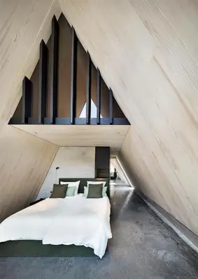 Ein Bett oder Betten in einem Zimmer der Unterkunft VA House