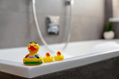 Ein Badezimmer in der Unterkunft Haus Topa
