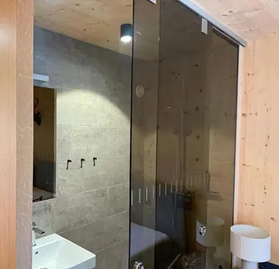 Ein Badezimmer in der Unterkunft Mellau Apartments