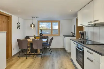 Küche/Küchenzeile in der Unterkunft Ferienwohnung Naturblick
