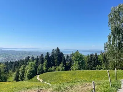 Naturlandschaft in der Nähe des Ferienhauses