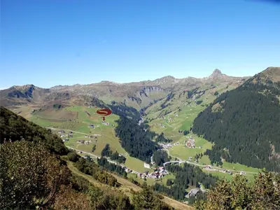 Naturlandschaft in der Nähe der Ferienwohnung