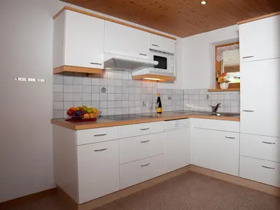 Küche/Küchenzeile in der Unterkunft Apartment in Damüls near Hiking Trails