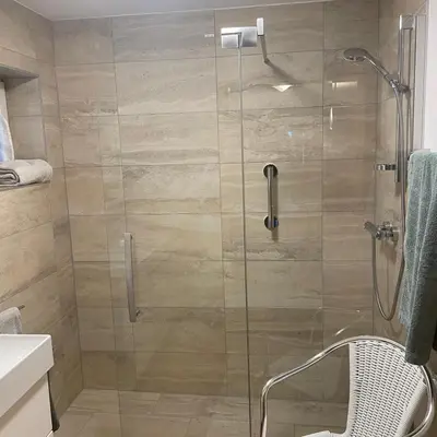 Ein Badezimmer in der Unterkunft Chalet Milanovic