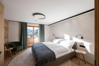 Ein Bett oder Betten in einem Zimmer der Unterkunft Chalet Emely