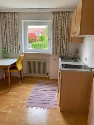 Küche/Küchenzeile in der Unterkunft Ferienwohnung Wolfurt