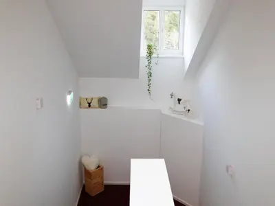 Ein Badezimmer in der Unterkunft Holiday apartment in Bregenzerwald