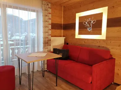 Ein Sitzbereich in der Unterkunft Hotel Kasimir