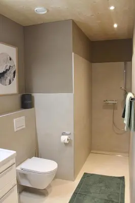 Ein Badezimmer in der Unterkunft NEU Apartment JoKa am Jannersee