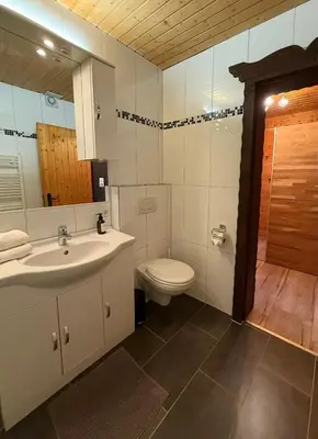 Ein Badezimmer in der Unterkunft Ferienwohnung & Spa Renate