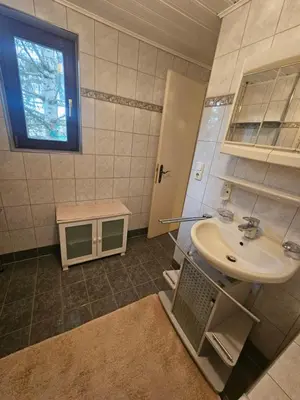 Ein Badezimmer in der Unterkunft Im Grünen an der Schweizer Grenze